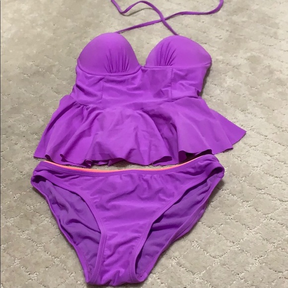 Purple Tankini Size Medium - Picture 1 of 3